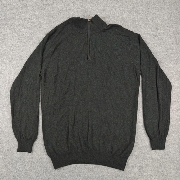 Rodd & Gunn Other - Rodd & Gunn Sweater Mens XL Green‎ 1/4 Zip Mock Neck Wool Cashmere Knit Pullover